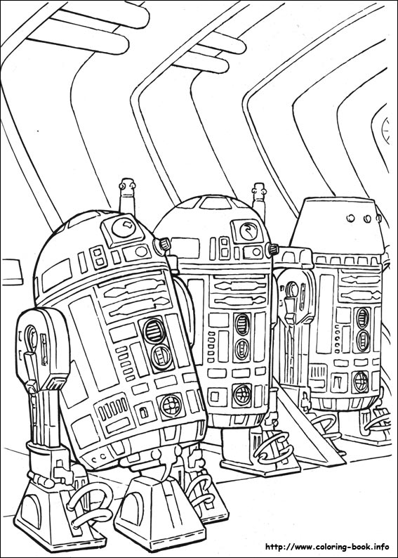 Star Wars coloring picture